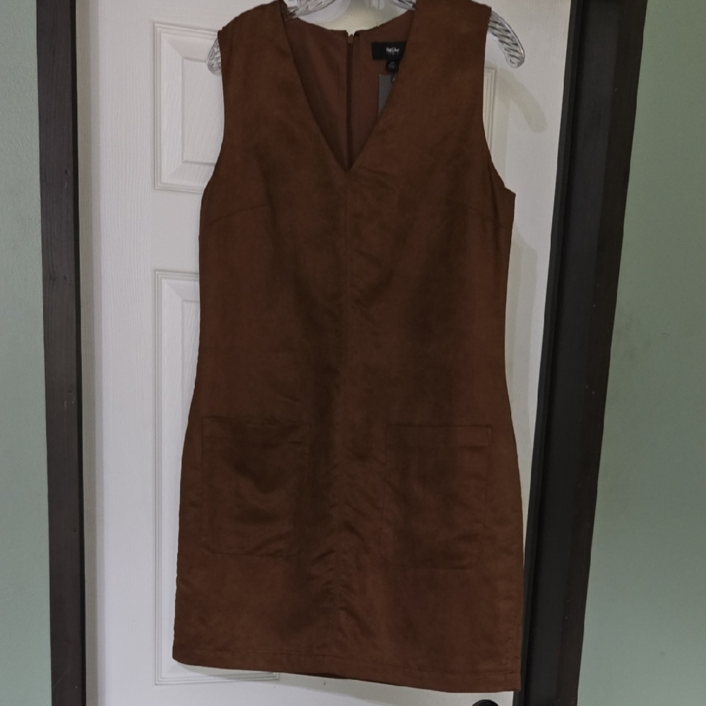 Mossimo Supply Co. Brown Midi Dress